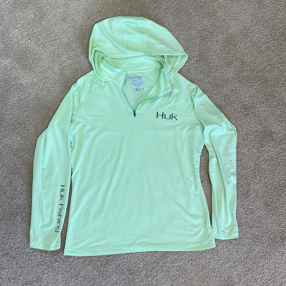Womens Huk Fishing Long Sleeve Shirt Size M